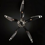 5-blade propeller with lightweight aluminum hub and composite blades installed on Pilatus PC-21