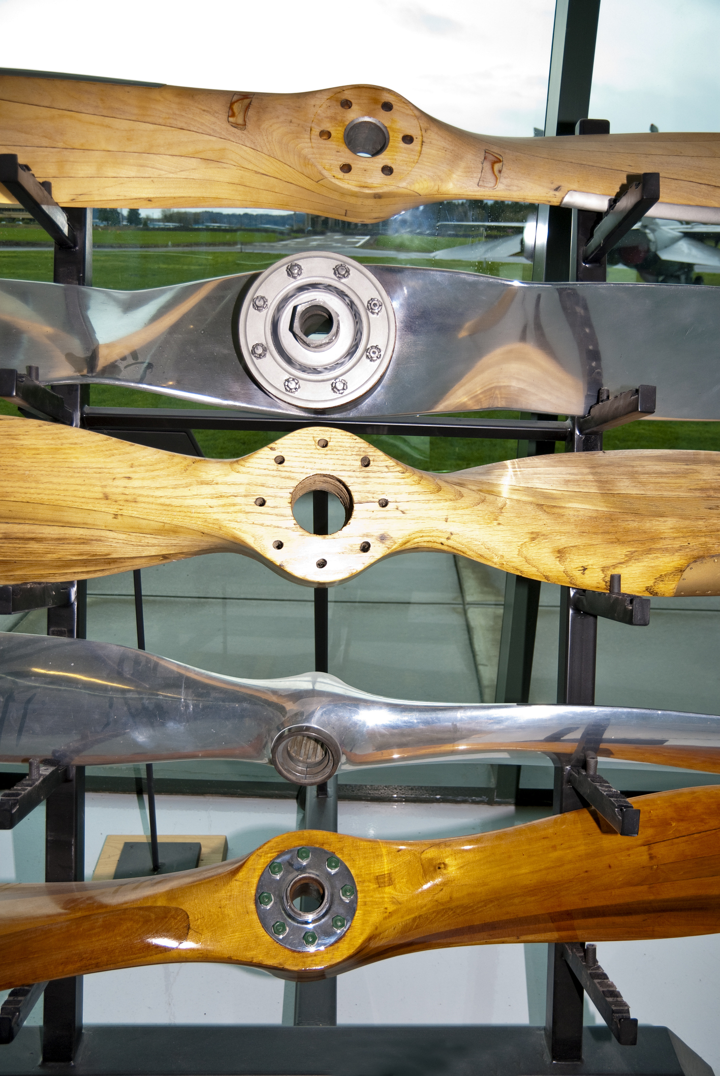 real wooden airplane