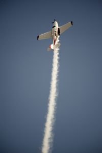 Jim Peitz's Beechcraft Bonanza Performing Aerobatics