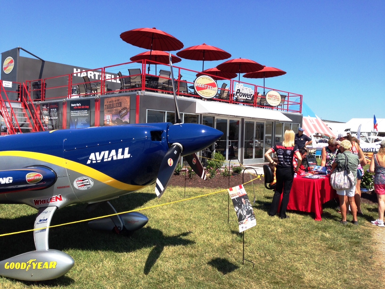 Hartzell propeller booth at EAA AirVenture