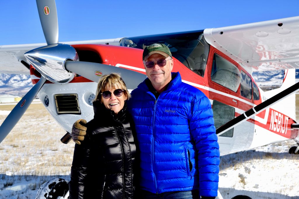 John McKenna with his wife