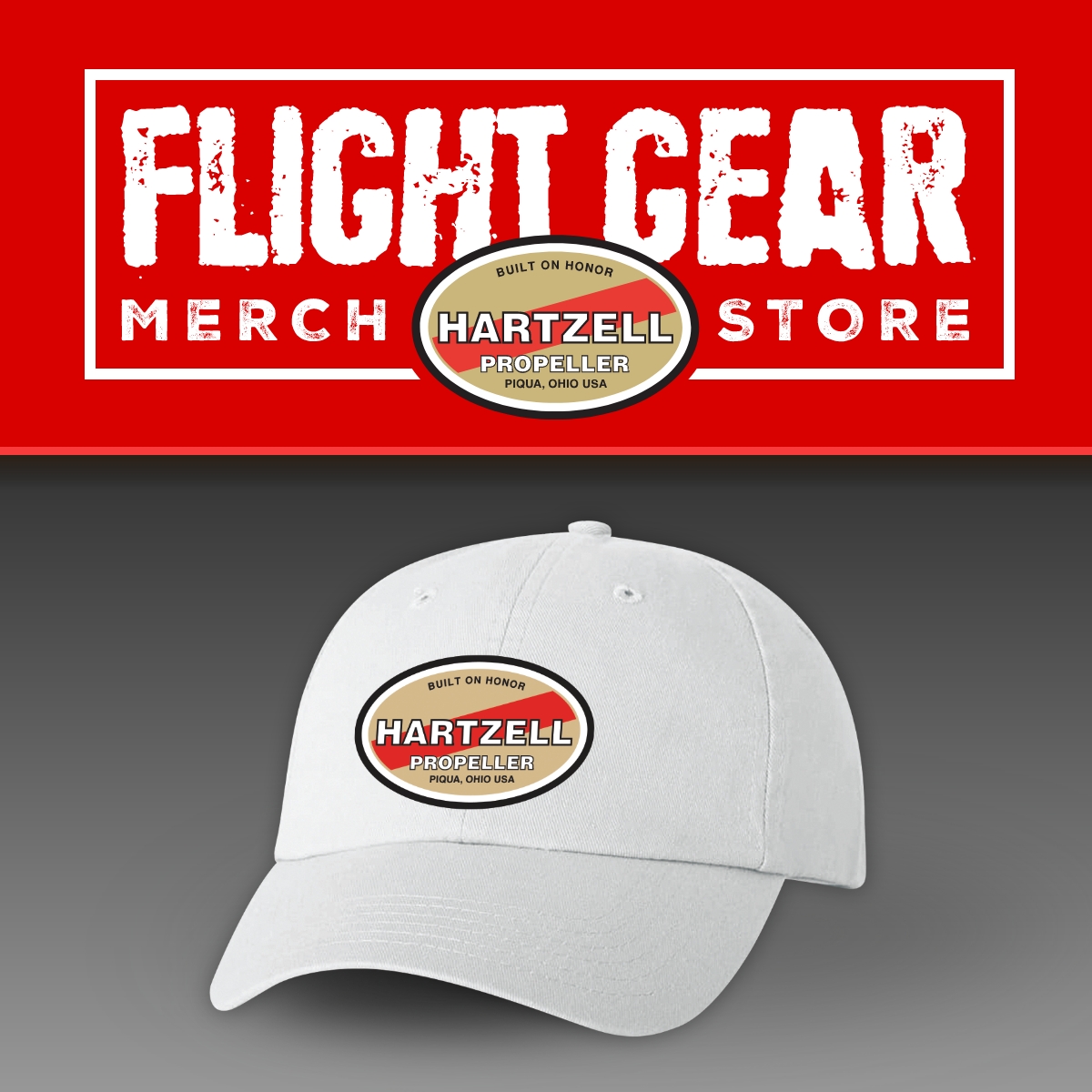 Flight Gear Merch Store Hartzell Propeller Hat