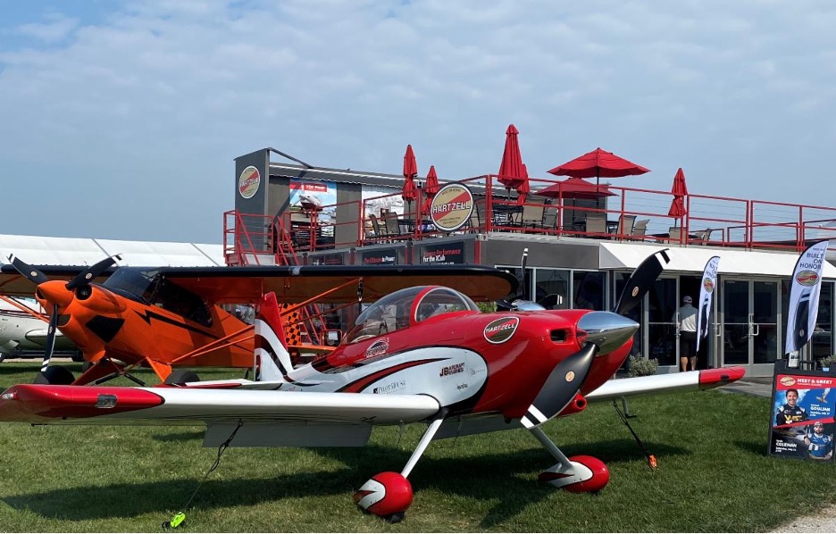 Airplane and Hartzell Booth