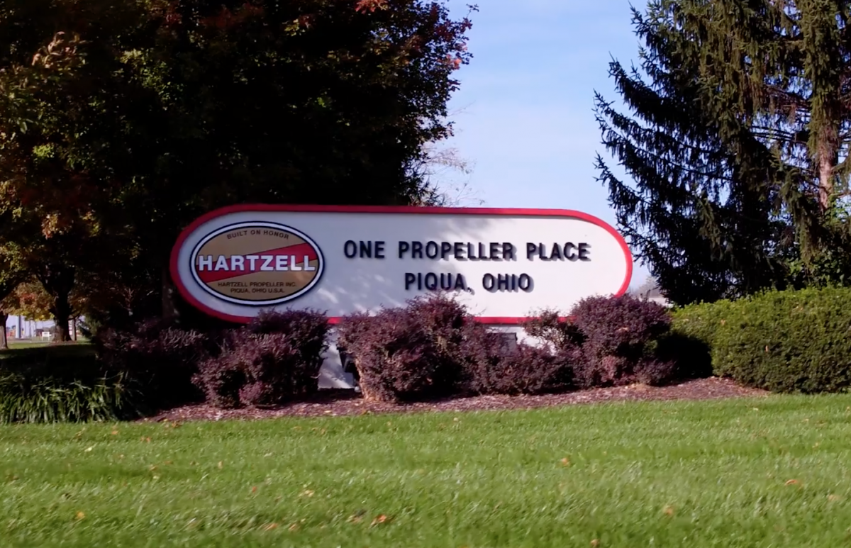 Hartzell Propeller Sign