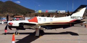 Ralph and Carole Ragland's TBM Fitted with Latest Hartzell Propeller 5-Blade Swept High-Performance Composite Prop. Photos Taken at Alejandro Velasco Astete International Airport, Cusco, Peru, Elevation 10,860 ft.
