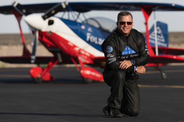 Ed"Hamster" Hamill flying the Folds of Honor aircraft. L Grace Aviation Photography_Folds of Honor 2023