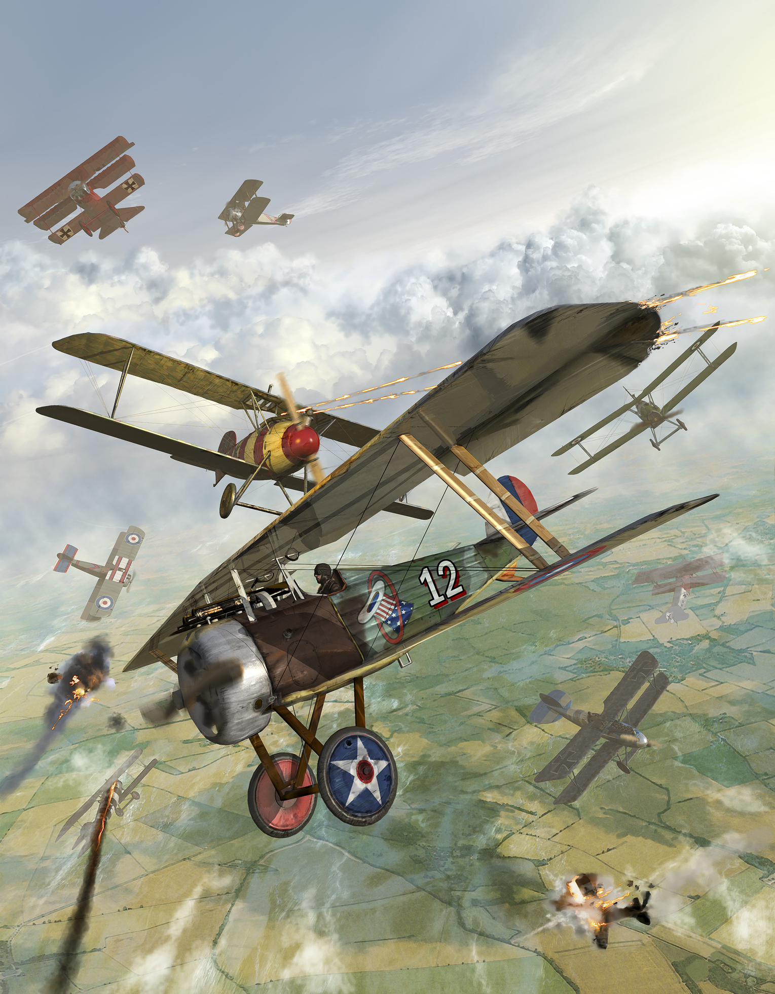 Самолет миллера. Самолеты ww1. Истребители 1 мировой войны. Самолёты первой мировой войны. Авиация ww1 арт.